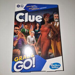 Clue Grab & Go Game board game travel format Hasbro NEW